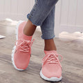 Lace-Up Mesh Sneakers voor Dames
