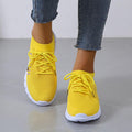 Lace-Up Mesh Sneakers voor Dames