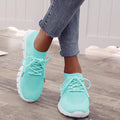 Lace-Up Mesh Sneakers voor Dames