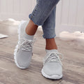 Lace-Up Mesh Sneakers voor Dames