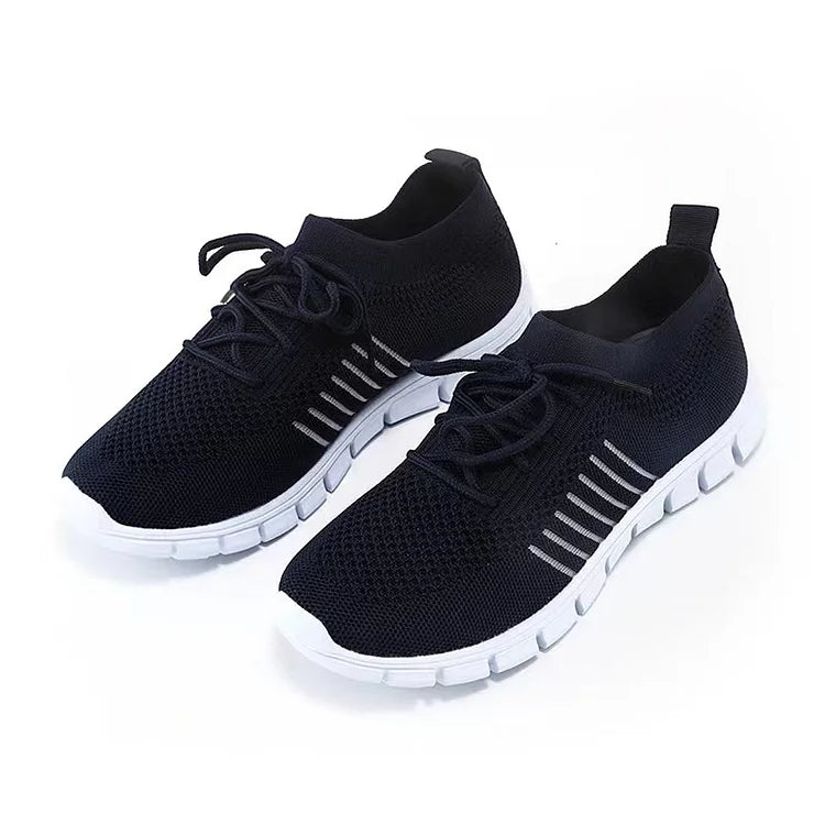 Lace-Up Mesh Sneakers voor Dames