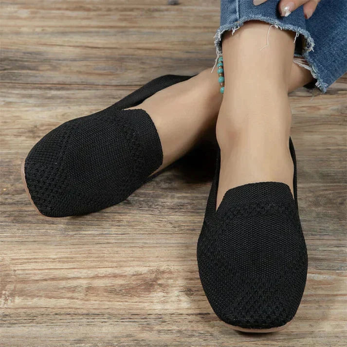 Geweven Slip-On Platte Schoenen voor Dames