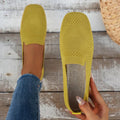 Geweven Slip-On Platte Schoenen voor Dames