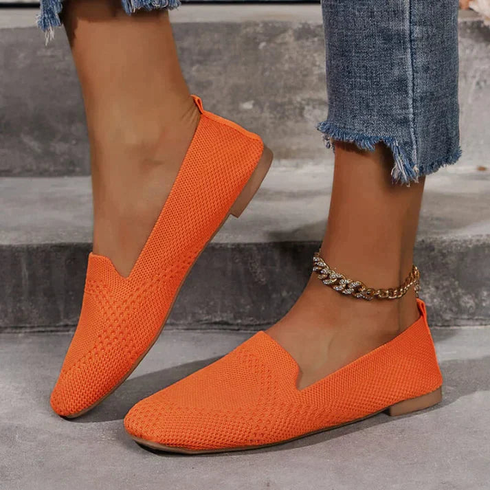 Geweven Slip-On Platte Schoenen voor Dames