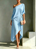 Asymetrische Midi Jurk voor Dames