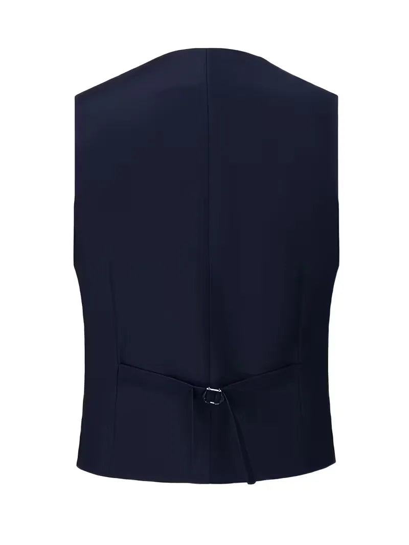 Slim Fit Double-Breasted Driedelig Pak Set voor Heren