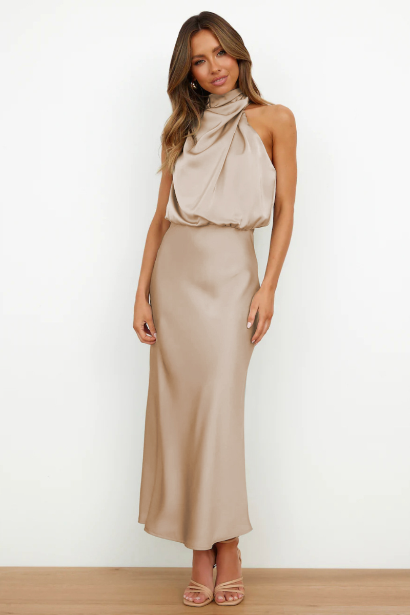 Halternek Maxi Jurk voor Dames