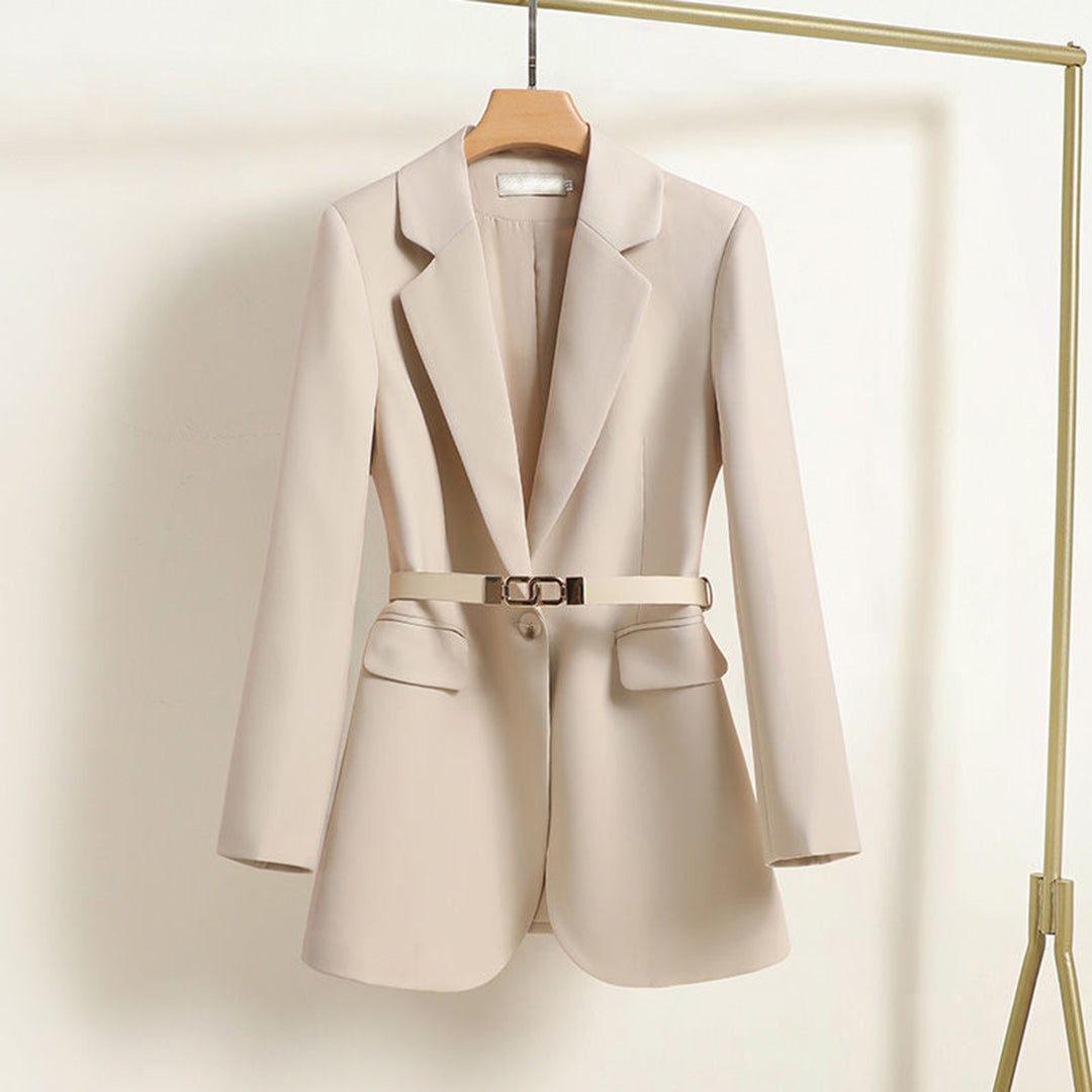 Belted Blazer met Reverskraag voor Dames