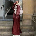 Leren Trenchcoat met Riem voor Dames - View 3