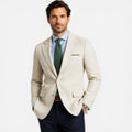 Linnen Slim Fit Blazer voor Heren