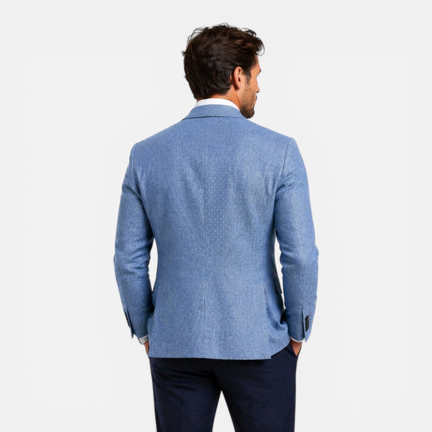 Linnen Slim Fit Blazer voor Heren