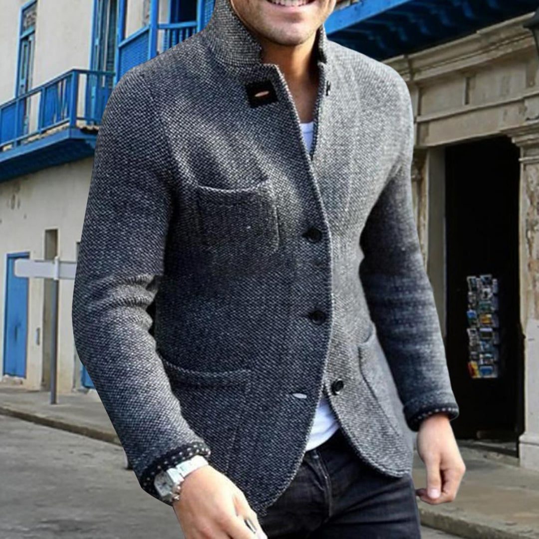 Blazer met Opstaande Kraag voor Heren - View 3
