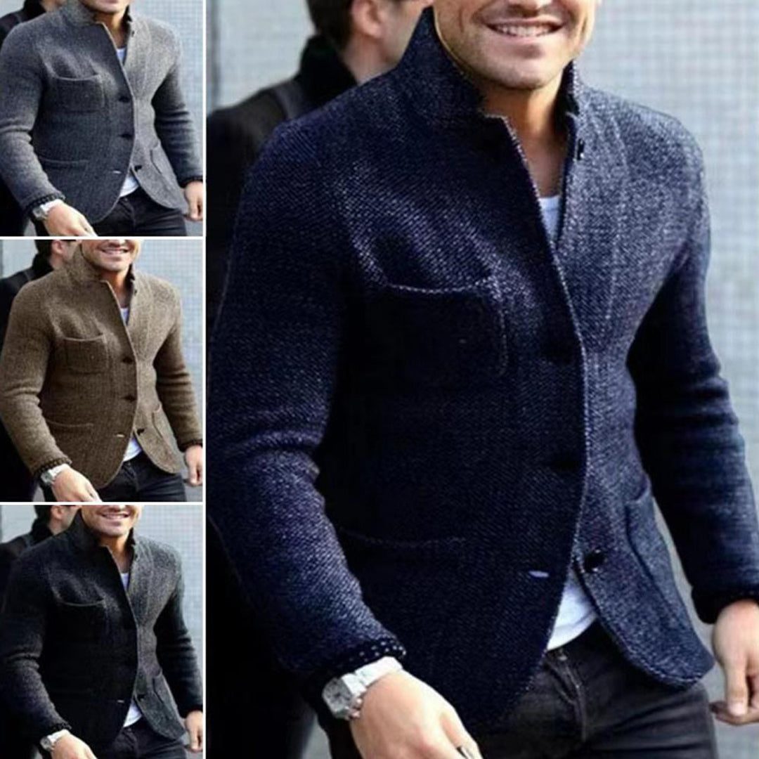Blazer met Opstaande Kraag voor Heren - View 5