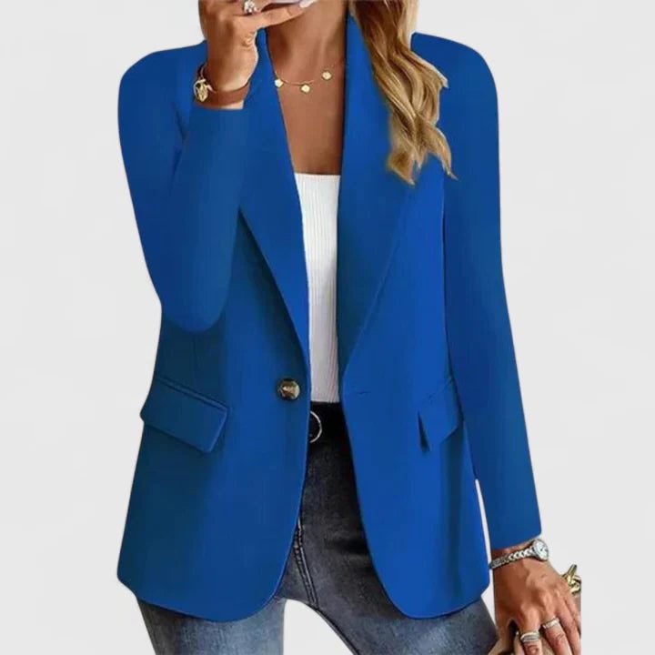 Blazer met Reverskraag en Steekzakken voor Dames