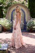 Bloemen Halternek Maxi Jurk voor Dames - View 5