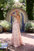 Bloemen Halternek Maxi Jurk voor Dames - View 6
