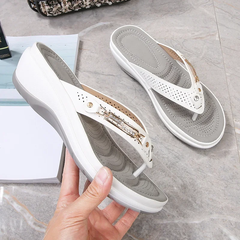 Open Teen Sandalen met Slip-On voor Dames