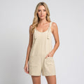 Aina | Mouwloze Playsuit met Steekzakken voor Dames