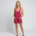 Aiyana | Mouwloze Playsuit met Steekzakken voor Dames