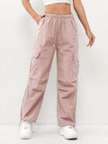 Cargo Parachute Broek met Wijde Pijp voor Dames