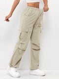 Cargo Parachute Broek met Wijde Pijp voor Dames - View 8
