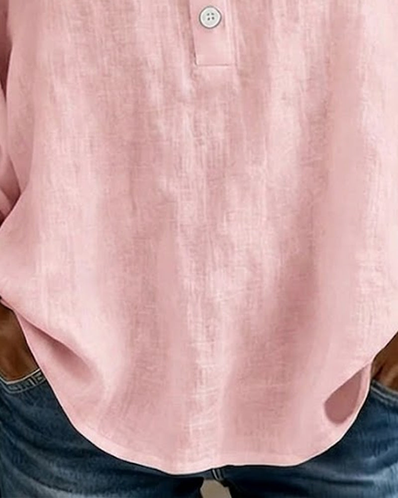 Kantblouse met Vierkante Hals en Pofmouwen voor Dames