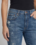 Nola | Gescheurde Rechte Jeans voor Dames