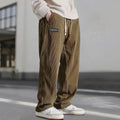 Corduroy Relaxed Fit Broek voor Heren - Bruin