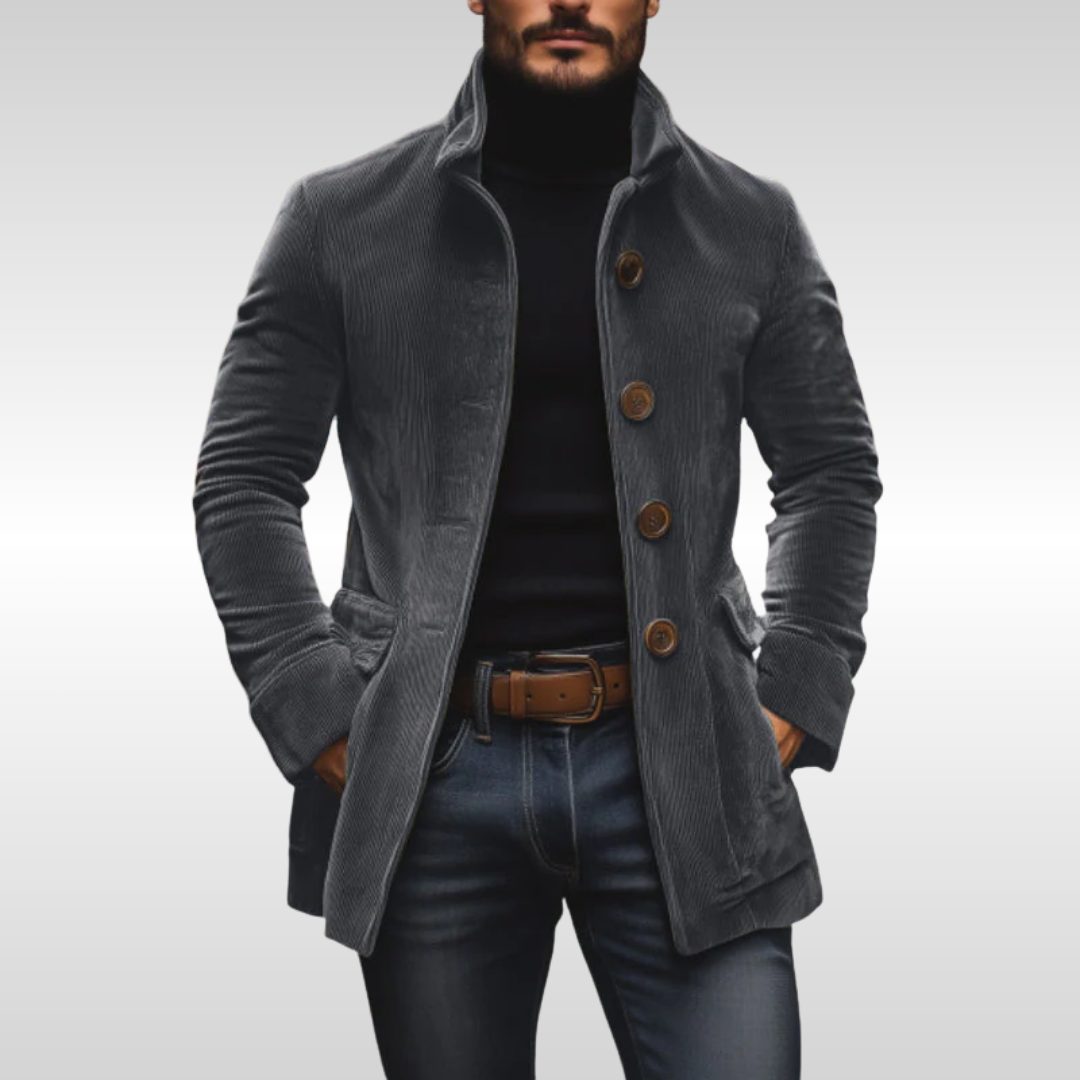 Corduroy Slim Fit Jas voor Heren