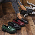 Crocodile Loafers met Lug Sole voor Dames - View 7