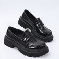 Crocodile Loafers met Lug Sole voor Dames - View 8