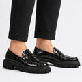Crocodile Loafers met Lug Sole voor Dames - View 9