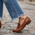Cropped Straight Leg Jeans voor Dames - View 8