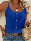 Button-Down Blouse met Spaghettibandjes voor Dames