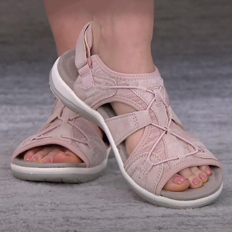 Leah | Open Teen Sandalen met Verstelbare Gespen voor Dames