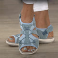 Leah | Open Teen Sandalen met Verstelbare Gespen voor Dames