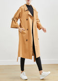 Lange Slim Fit Trenchcoat voor Dames