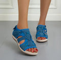 Leah | Open Teen Sandalen met Verstelbare Gespen voor Dames
