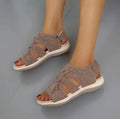 Leah | Open Teen Sandalen met Verstelbare Gespen voor Dames
