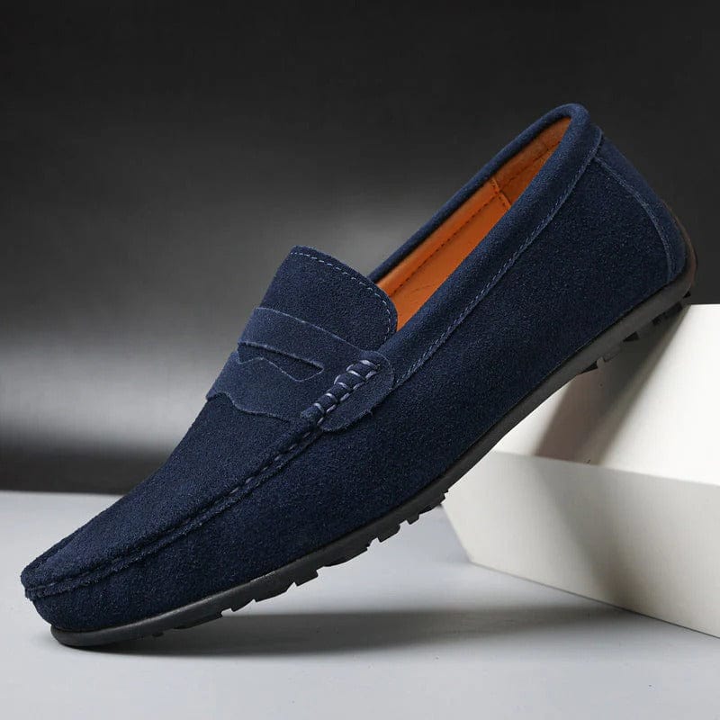 Suède Penny Loafer voor Heren