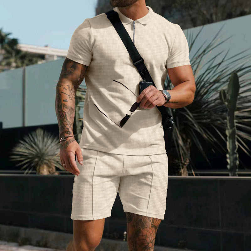 Theo | Korte Mouwen T-Shirt en Shorts Set voor Heren
