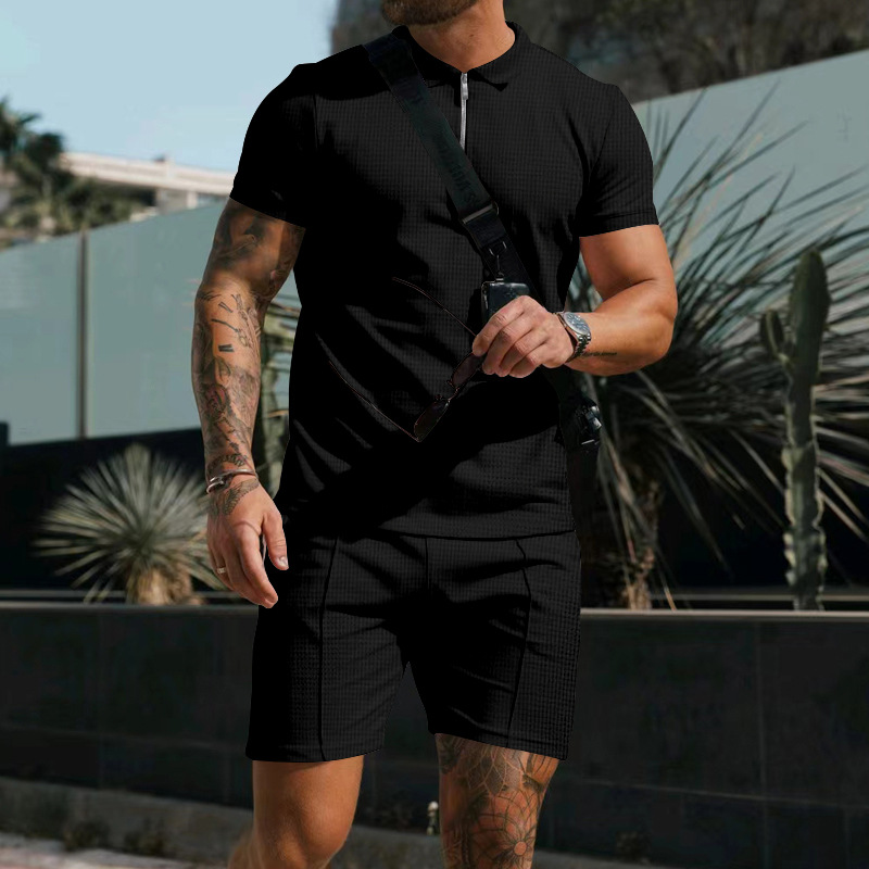 Theo | Korte Mouwen T-Shirt en Shorts Set voor Heren