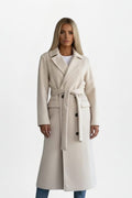 Dubbel Geregen Trenchcoat met Riemlus voor Dames
