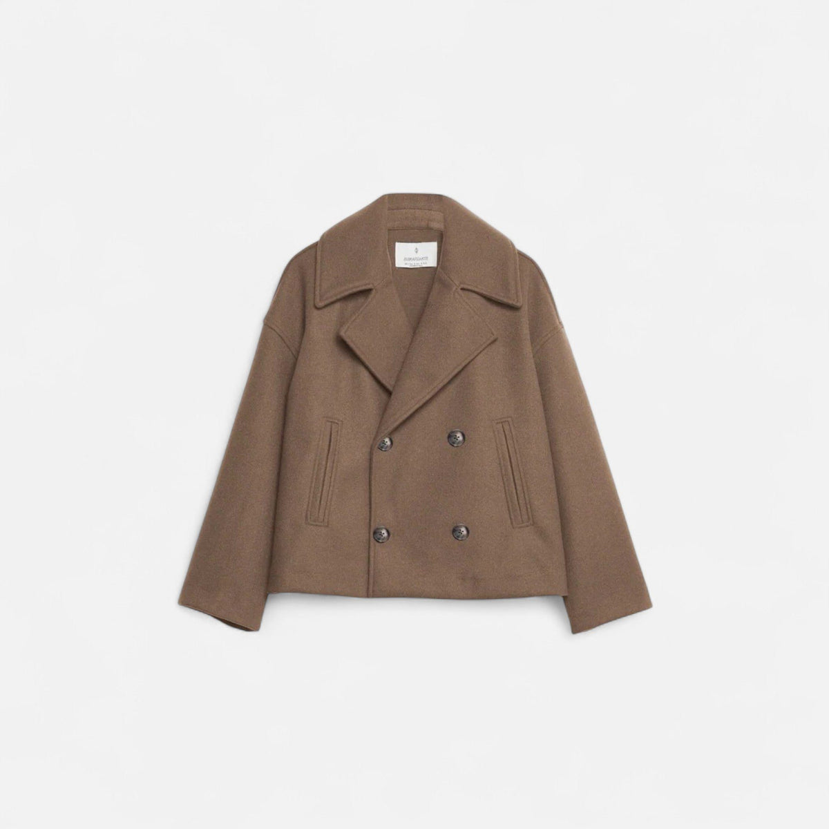Dubbel Gesloten Wollen Blazer voor Dames