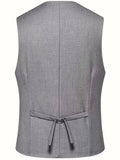 Slim Fit Double-Breasted Driedelig Pak Set voor Heren