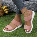 Donatella | Open Teen Sandalen met Verstelbare Gespen voor Dames