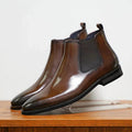Elastische Chelsea Boots voor Heren - Bruin