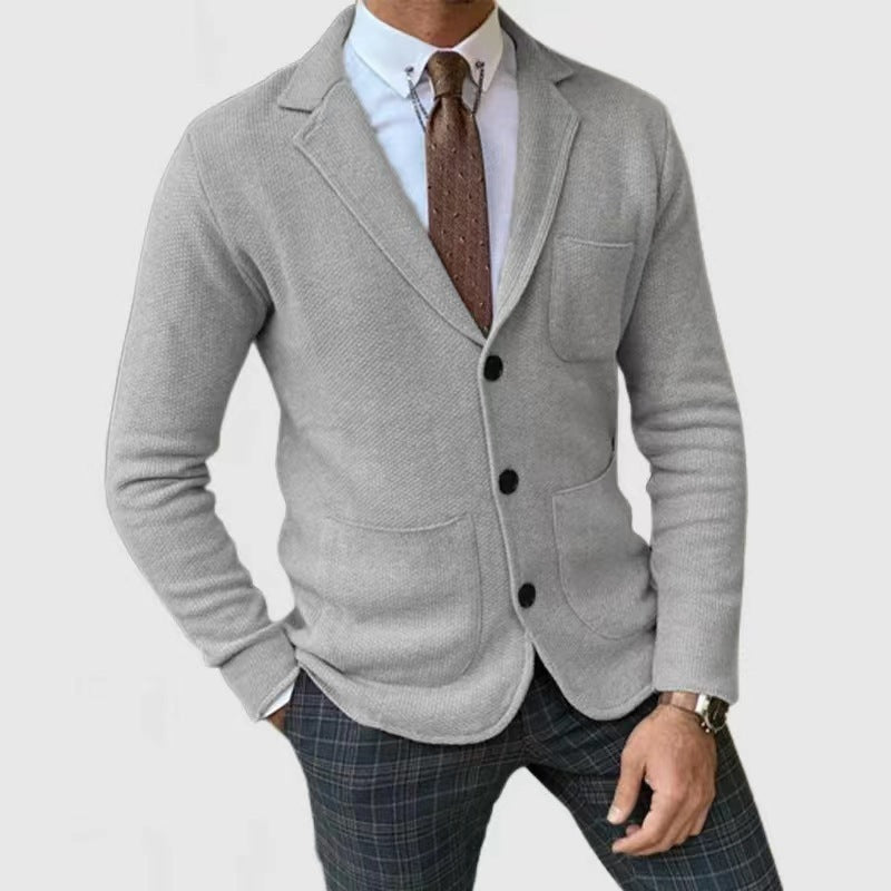Gebreide Blazer met Knopen voor Heren