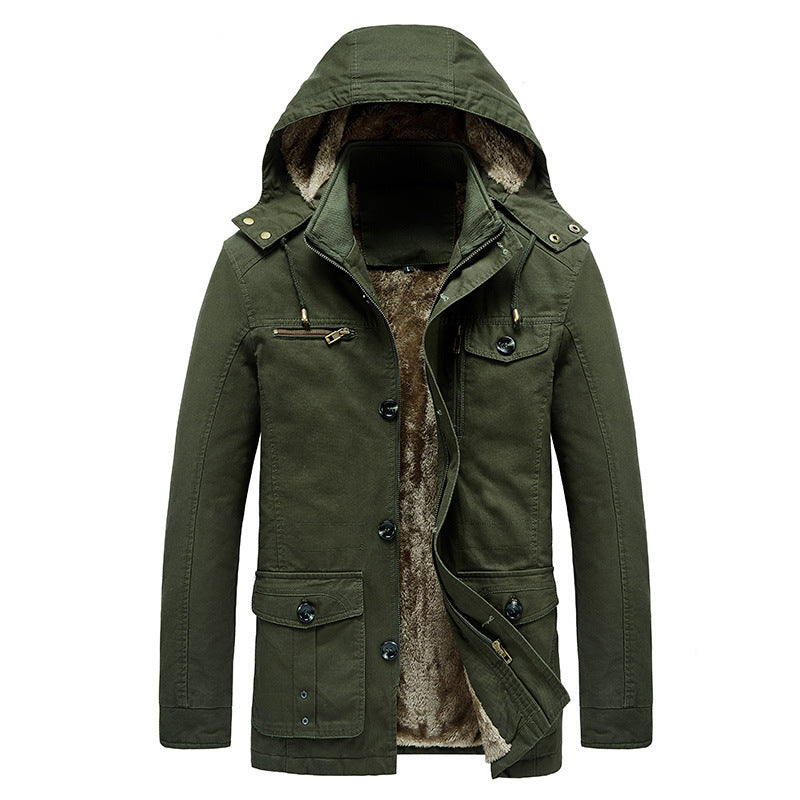 Winterjas Parka met Fleece Voering voor Heren