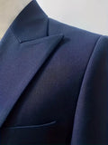 Slim Fit Double-Breasted Driedelig Pak Set voor Heren
